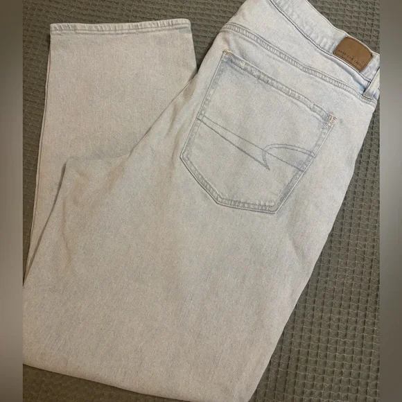 American Eagle Stretch Super High Rise Straight Jeans Women’s size 18 - Picture 11 of 11